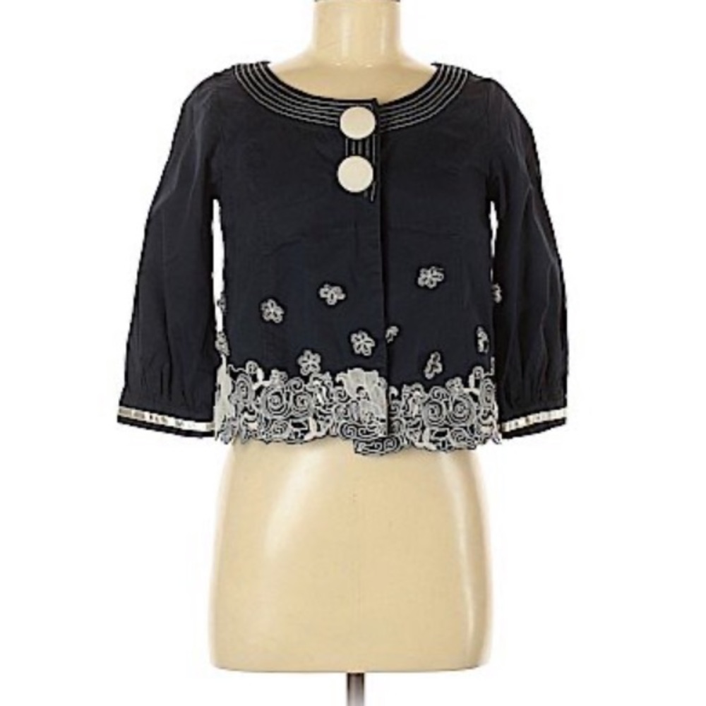 Marc Jacobs floral cropped jacket
